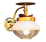 Image of Falks 2703 Indoor Gas Burning Wall Light Single