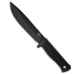 Image of Fallkniven Knives A1 Survival Knife w/ Leather Sheath 6.3 Black Plain 6415650C