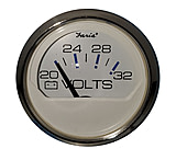 Image of Faria Beede Instruments 2" Voltmeter 20-32 VDC Chesapeake White