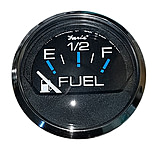 Image of Faria Beede Instruments Chesapeake Black SS 2" Fuel Level Gauge E-1/2-F