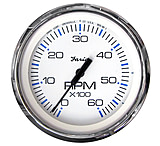 Image of Faria Beede Instruments Chesapeake White SS 4" Tachometer