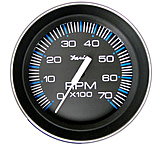 Image of Faria Beede Instruments 4" Tachometer 7000 RPM All Outboard Coral w/Stainless Steel Bezel