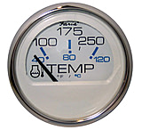 Image of Faria Beede Instruments Chesapeake White SS 2" Water Temperature Gauge 100-250F