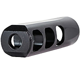 All-Steel Muzzle Brake 5/8x24 TPI With Knurled Forwarder – 13/16-16 Thread, Durable & Ready To Ride