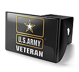 Image of Old Southern Brass U.S. Army Veteran Trailer Hitch Cover for 2 Receivers