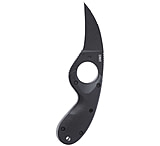 Image of CRKT BEAR CLAW FIXED KNIFE - BLACK, AUS 8 STEEL, GLASS-REINFORCED NYLON HANDLE, HAWKBILL POINT, PLAIN EDGE, 2.39 BLADE 075FC300