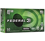 Federal Premium Lawman RHT .40 S&amp;W 125 Grain Frangible Brass Cased Centerfire Pistol Ammunition