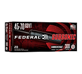 Federal 45-70 Gov 300gr Sp Subsonic 20rd 10bx/cs