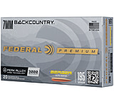 Federal 7mm Backcountry 195 Grain Berger Elite Hunter Peak Alloy Rifle Ammunition