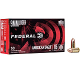 Federal AE 9mm Luger 115 Grain FMJ Brass Cased Centerfire Pistol Ammunition