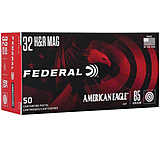 Federal American Eagle Handgun 32 H&amp;R 85 Grain Jacketed Soft Point Brass Rimfire Ammo, 50 Rounds, AE32HR