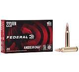 Image of Federal American Eagle Rifle .223 Rem 55 Grain Full Metal Jacket Brass Cased Rifle Ammunition