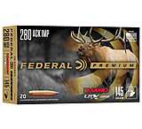 Federal Barnes LRX 280 Ackley Improved 145 Grain Barnes LRX Brass Rifle Ammo, 20 Rounds, P280AILRX1