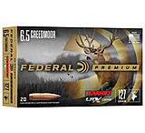 Federal Barnes LRX 6.5 Creedmoor 127 Grain Barnes LRX Brass Rifle Ammo, 20 Rounds, P65CRDLRX1