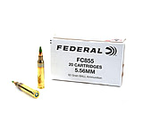Federal FC855 Green Tip Rifle Ammunition 5.56X45 NATO 62gr FMJ 3113 fps 20/ct 9D9D5BE2