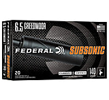 Federal 6.5 Creedmoor 140 Grain Fusion Tipped Brass Rifle Ammunition