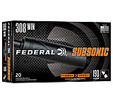 Federal Fusion Tipped 308 Winchester 190 Grain Soft Point Brass Rifle Ammunition