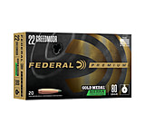 Federal Gold Medal .22 Creedmore 80 Grain Tipped Matchking Brass Cased Rifle Ammunition