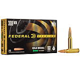 Federal Gold Medal .308 Winchester 155 Grain Sierra MatchKing Boat Tail Hollow Point Steel Cased Centerfire Rifle Ammunition