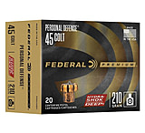 Federal Personal Defense 45 COLT 210 Grain Hydra-Shok Deep JHP Pistol Ammunition