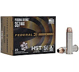 Federal Premium 357 Mag HST Jacketed Hollow Point Brass Cased Pistol Ammunition