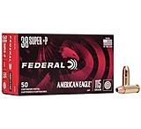Image of Federal Premium American Eagle 38 Super +P 115 Grain Jacketed Hollow Point Brass Cased Centerfire Pistol Ammunition