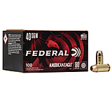 Federal Premium American Eagle indoor Range .40 S&amp;W 180 Grain Full Metal Jacket Brass Centerfire Pistol Ammunition