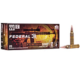 Federal Fusion MSR .223 62 Grain Soft Point Centerfire Rifle Ammunition