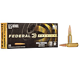 Image of Federal Premium Gold Medal Berger 6.5 Grendel 130 Grain Berger Hybrid Open Tip Match Centerfire Rifle Ammunition