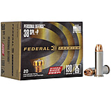 Image of Federal Premium Hydra-Shok Deep .38 Special +P 130 Grain Hydra-Shok Deep Hollow Point Nickel Plated Brass Cased Centerfire Pistol Ammo, 20 Rounds, P38HSD1