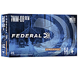 Federal Premium Power-Shok 7mm-08 150 Grain Jacketed Soft Point Centerfire Rifle Ammunition
