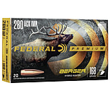 Image of Federal Premium Berger Hybrid Hunter 280 Ackley Improved 168 Grain Berger Hybrid Centerfire Rifle Ammunition