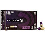 Image of Federal Premium Syntech Training Match 9mm Luger 147 Grain Syntech Jacket Flat Nose Centerfire Pistol Ammunition