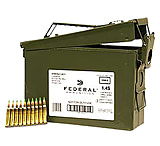 Federal 5.56x45mm NATO 62 Grain Full Metal Jacket Boat Tail Brass Cased Centerfire Rifle Ammunition