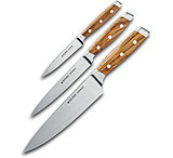 Image of FELIX 3pc Set Olivewood Stainless Steel Kitchen Knife
