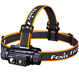 Image of Fenix HM70R, Headlamp, White/Red LED, 1,600 Lumens, Matte Finish, Black, Includes Headband and Rechargeable ARB-L21-5000 Battery