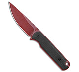Image of Ferrum Forge Knife Works Ferrum Forge Pro Series Red Force Lackey Fixed Blade Knife Black G-10 D4280A9C