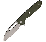 Image of Ferrum Forge Knife Works Prolix Linerlock Green Folding Knife