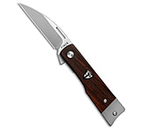 Image of Finch Knife Co. McCoy Liner Lock Flipper Knife Cocobolo Wood 2.75 Satin E6A798C8