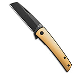 Image of Finch Knife Co. Oxbow Liner Lock Knife Brass 3 Blackwash 848A3868