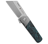 Image of Finch Knife Co. Runtly XL Abyss Blue Swirl Carbon Fiber 3 Stonewash 76FC1C63