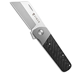 Image of Finch Knife Co. Runtly XL Dark Side Black Weave Carbon Fiber 3 Stonewash C1E1DD67