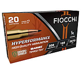 Fiocchi Extrema Leadless .308 Winchester 168 Grain Tipped TSX Boat Tail Rifle Ammunition