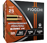Fiocchi Hyperformance Hunt 357 Mag 140 grain XPB Jacketed Hollow Point Pistol Ammunition