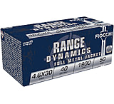 Fiocchi H&amp;K 4.6x30mm H&amp;K 40 gr Jacketed Hollow Point Rifle Ammunition