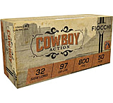 Image of Fiocchi Cowboy Action .32 S&amp;W Long 97 Grain Lead Round Nose Brass Cased Pistol Ammunition
