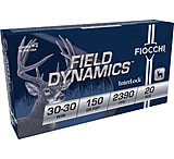 Fiocchi Field Dynamics .30-30 Winchester 150 Grain JSP Flat Nose Brass Rifle Ammunition