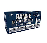 Fiocchi Heritage 762x51 123 Grain FMJ Brass Rifle Ammo, 20 Rounds, 762X51