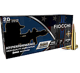 Image of Fiocchi Hyperformance .223 Rem 77 Grain Hollow Point Boat Tail Brass Rifle Ammunition