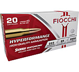 Image of Fiocchi Hyperformance Hunt .223 Remington 69 Grain HPBT MK Brass Rifle Ammunition